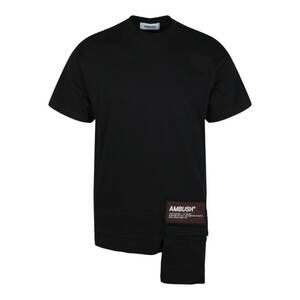 NEW AMBUSH men's waist pocket t-shirt in black